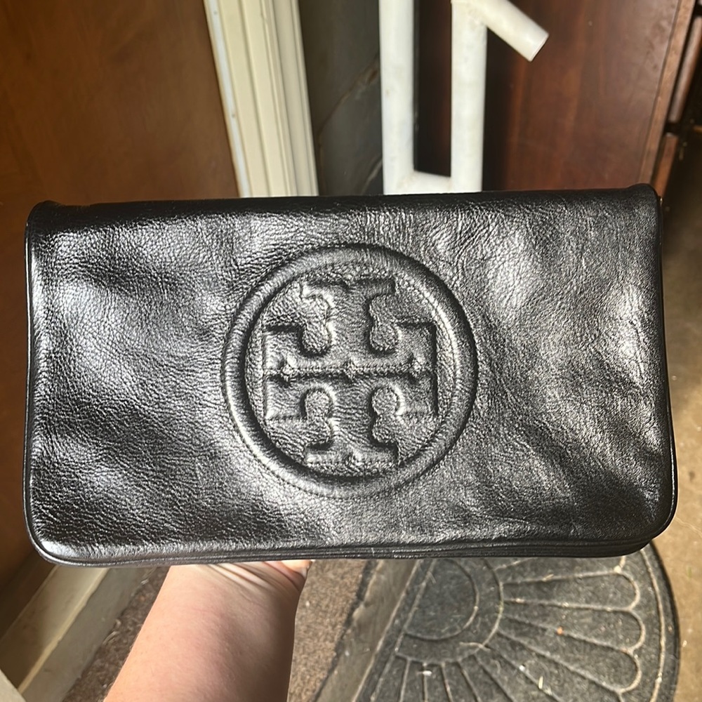 Tory Burch Black Clutch/Crossbody Bag